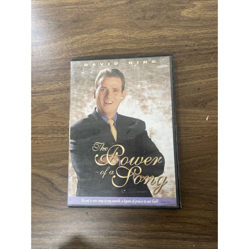 The Power of a Song DVD 1999 David Ring Inspirational Gospel Christian